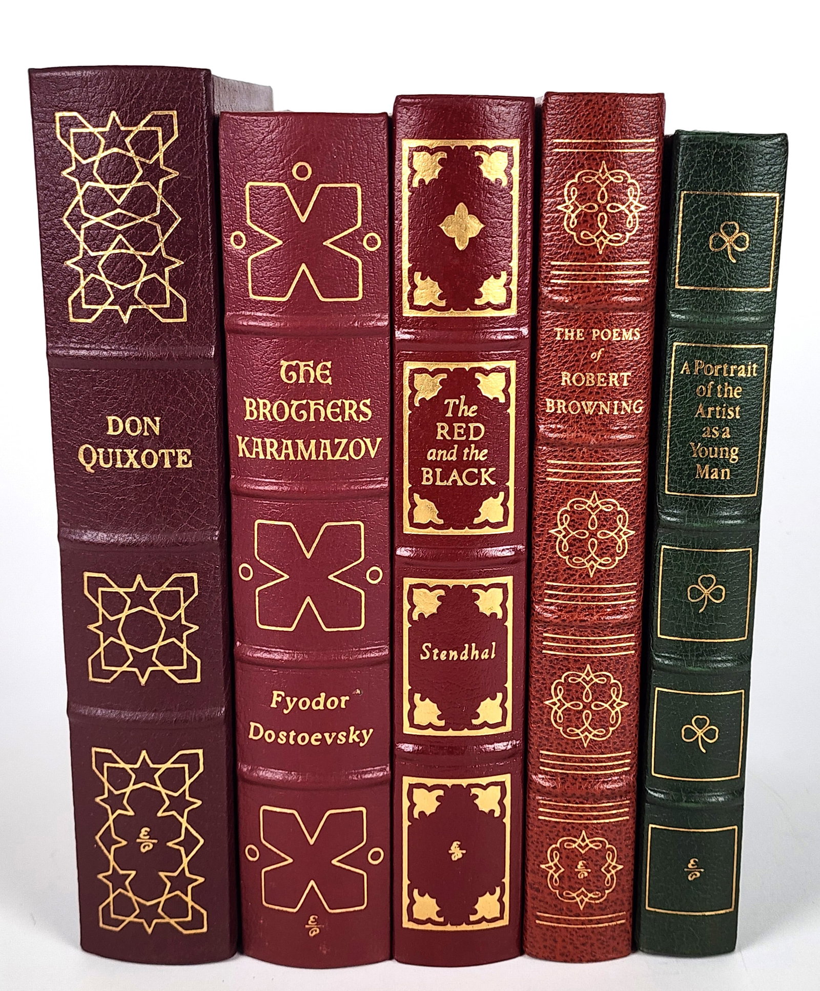 Group of Five Easton Press Leather Bound and Gilded Fore-edge Books (1 of 5)
