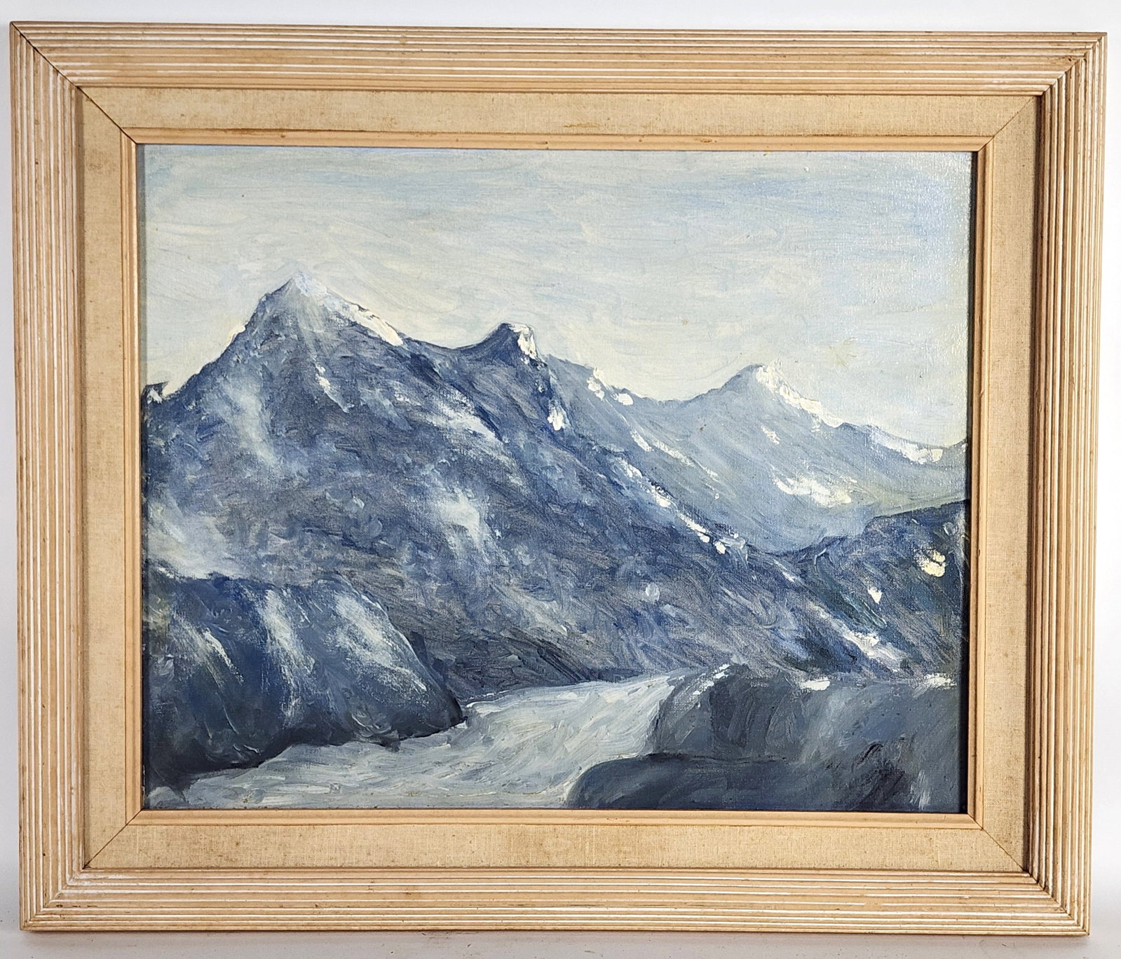 Leland S. Curtis (American, 1897-1989) High Sierras, back signed, titled, and dated 1964, Oil on: Leland S. Curtis (American, 1897-1989) High Sierras, back signed, titled, and dated 1964, Oil on canvas board, 16" x 20", Framed-21" x 25"