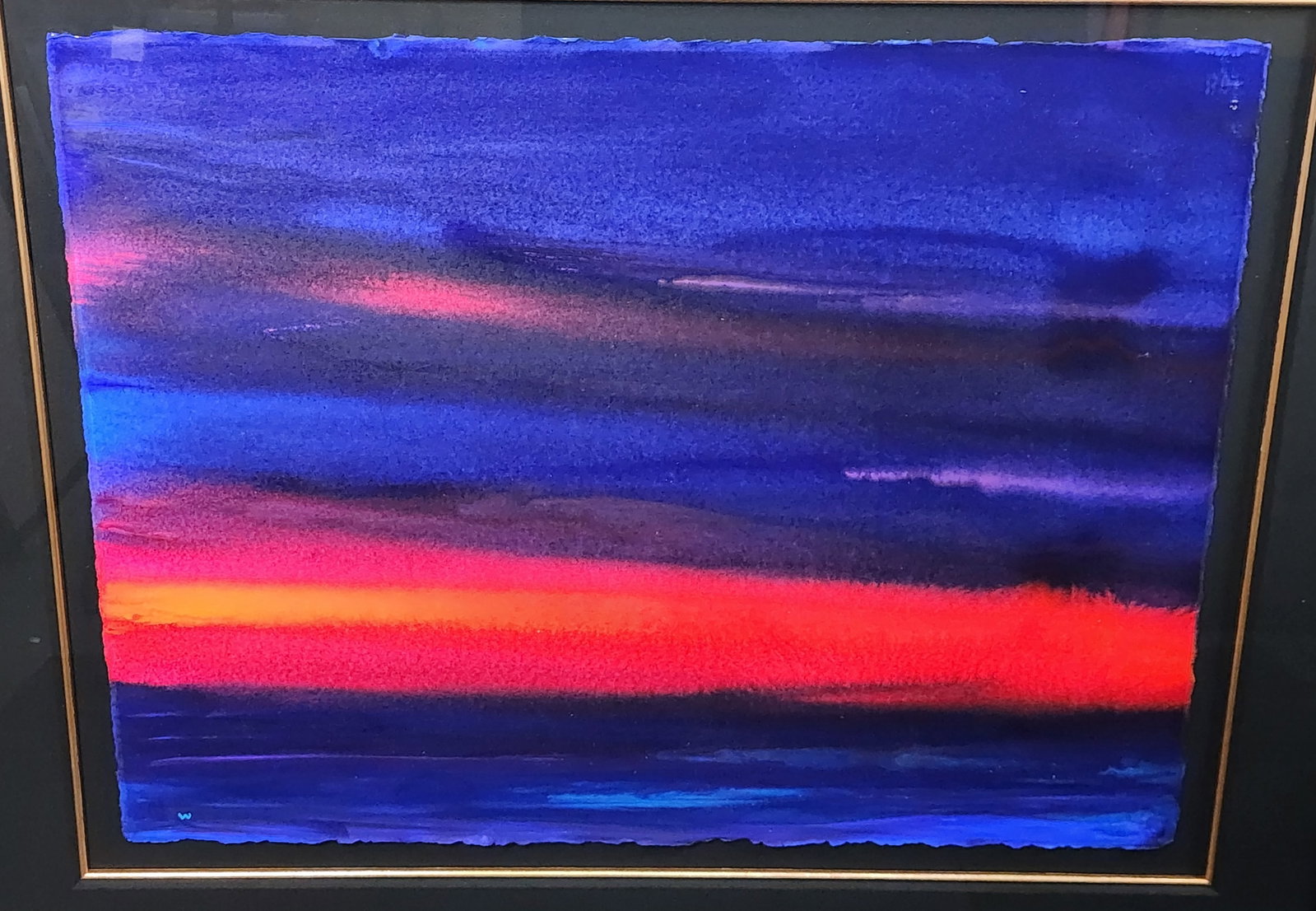 Robert Wyland (American, b. 1956) Sunset, Signed, Watercolor on paper, Sheet-22 1/2" x 30 1/4", (1 of 3)