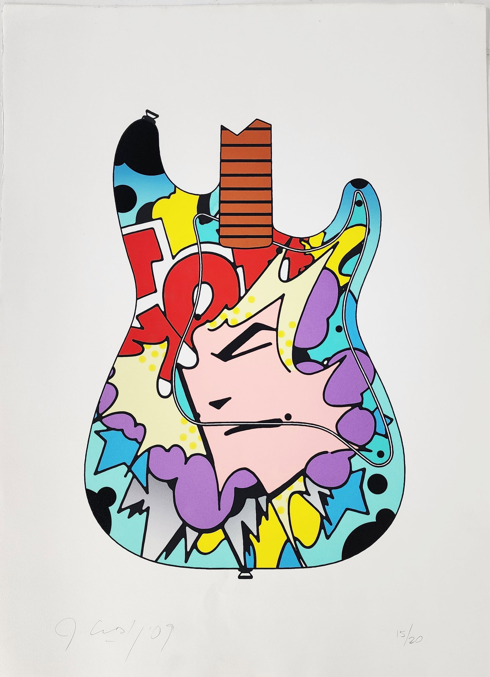 John Crash Matos (American, b. 1961) Signed, dated '09, and numbered 15/20, Serigraph, Sheet-30" x (1 of 7)