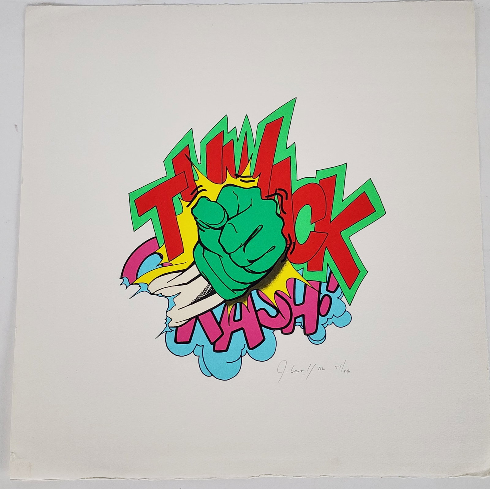 John Crash Matos (American, b. 1961) Signed, dated '02, numbered 24/98, Serigraph, Sheet-20" x 19 (1 of 6)