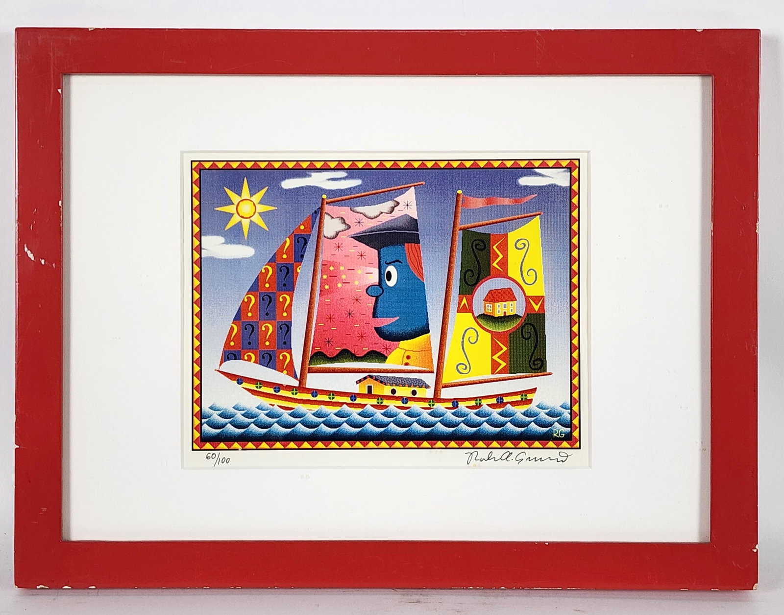 Rodney Alan Greenblat (American, b.1960) The Magic Sloop, Signed and numbered 60/100, Computer (1 of 6)
