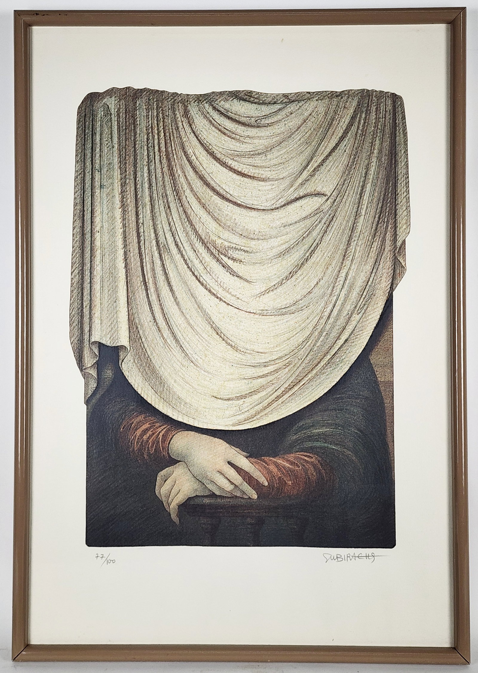 Josep Maria Subirachs (Spanish, 1927-2014) Giaconda Oculta, Signed and numbered 77/100 in pencil, (1 of 4)