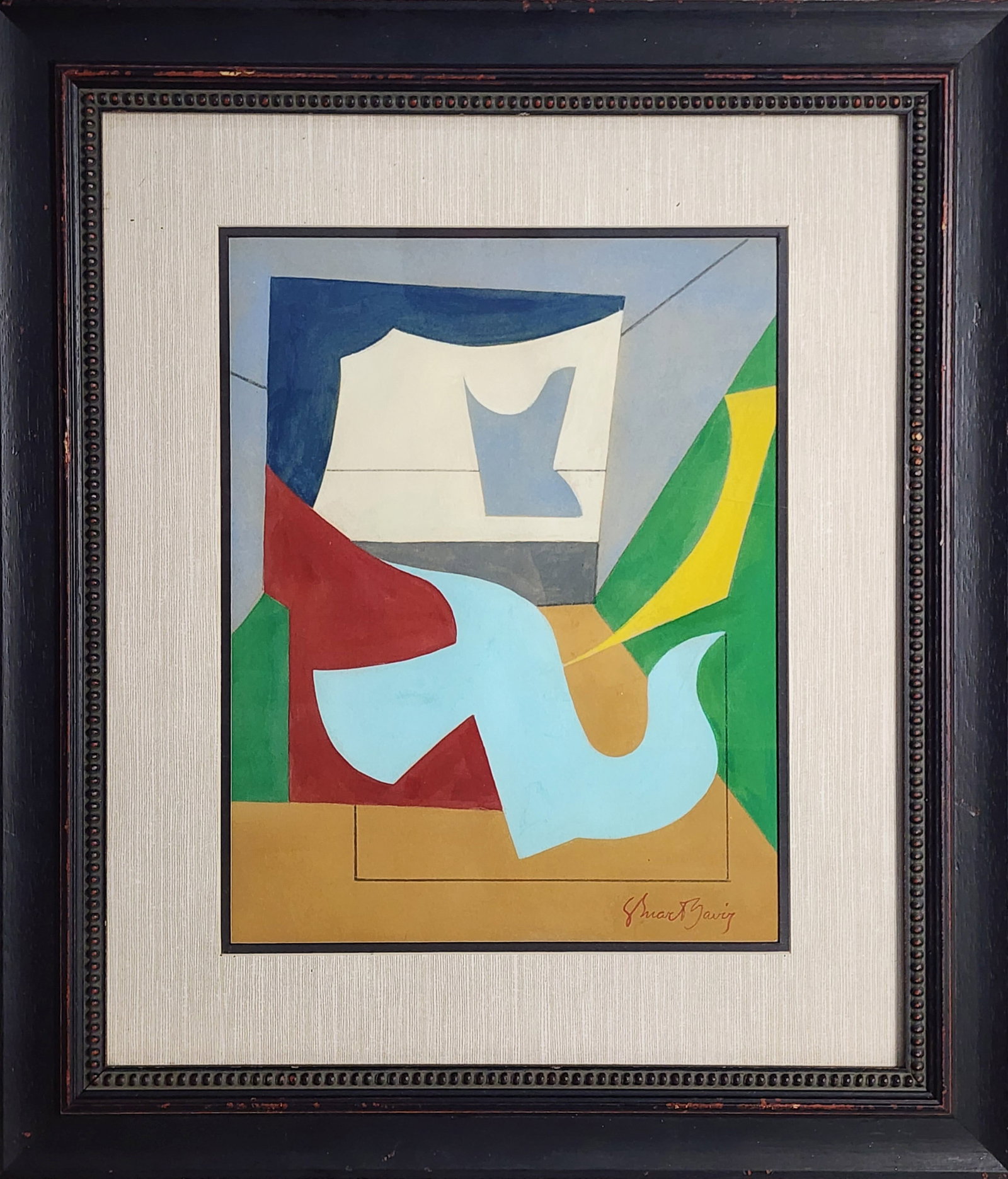 Stuart Davis (American, 1892-1964) Egg Beaters #4, Color Etching on paper, Signed in the plate lower (1 of 5)