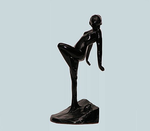 1982 Frankart by Barbarilla Female Art De: 1982 Frankart by Barbarilla Female Art Deco Figure. Measures 9 1/2 Inches. A Few Paint Chips or Else In Very Good Condition. Signed On Rear Of Base. Measures 10 Inches Tall. Shipping $15.00