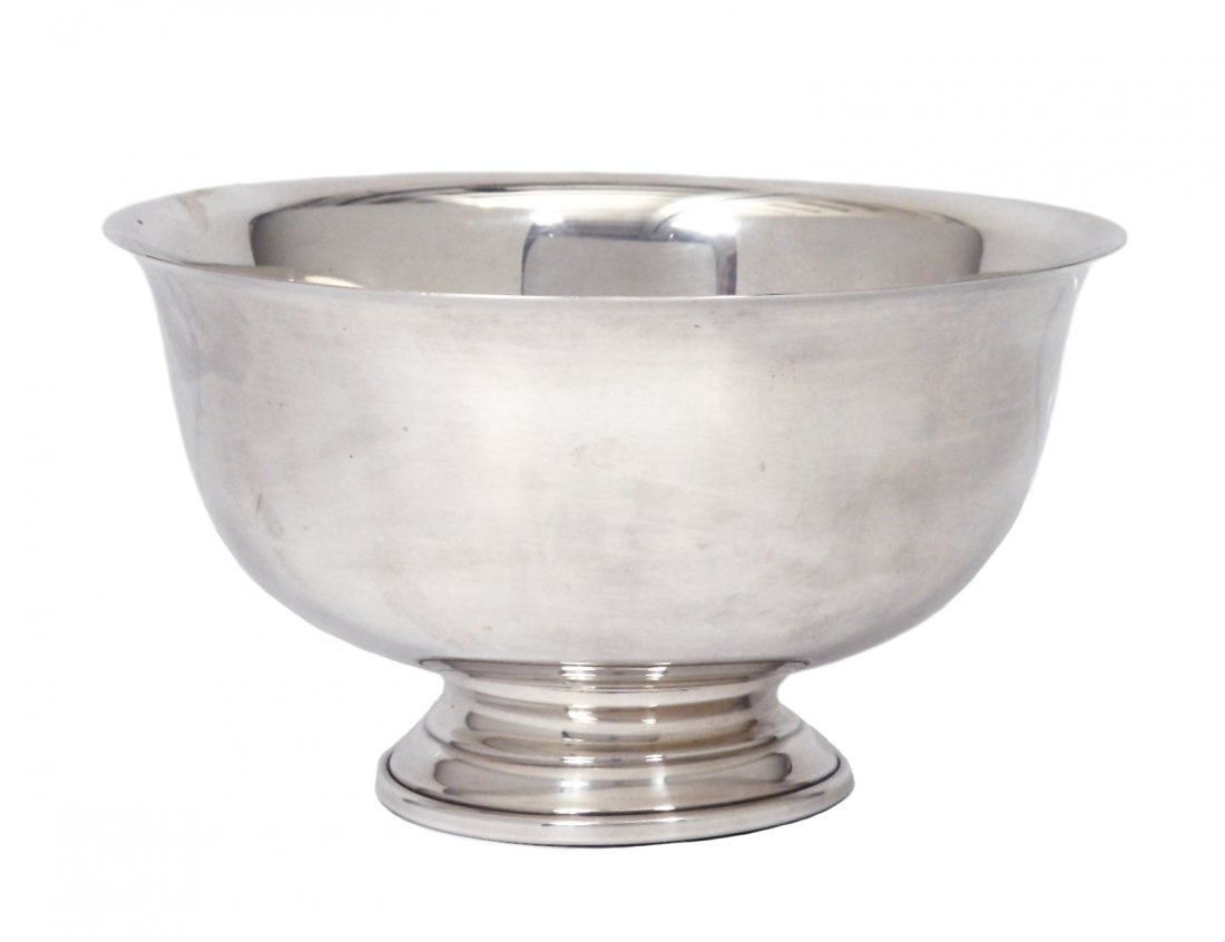 STERLING SILVER "REVERE" BOWL: American. Maker: Amston. Diameter 7 1/4". (8 oz) (200/300)
