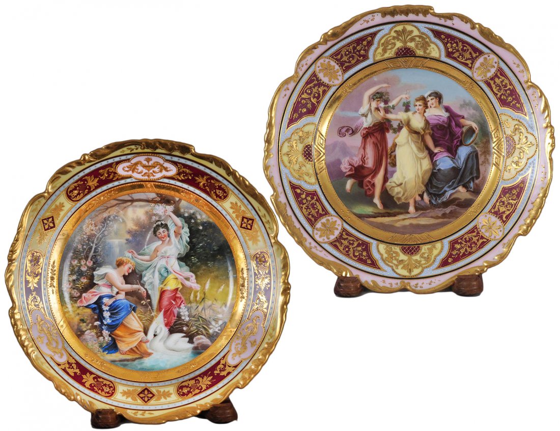 CONTINENTAL PORCELAIN CABINET PLATE (1 of 4)