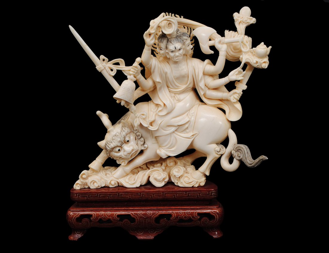 CARVED IVORY GROUP (1 of 6)