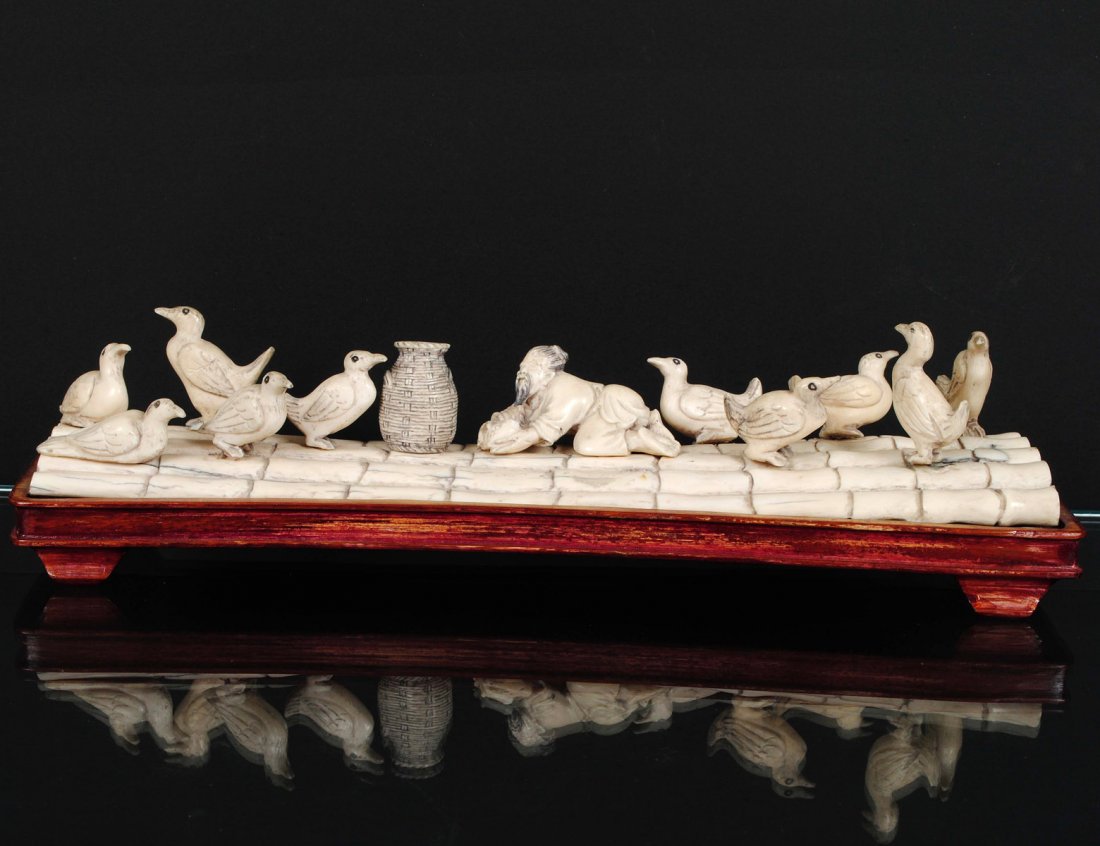 CARVED IVORY GROUP (1 of 4)
