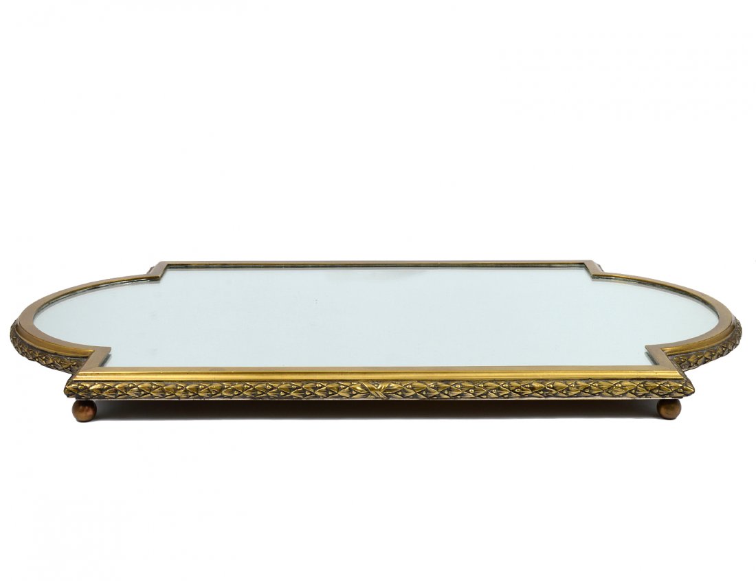 EMPIRE STYLE GILT BRONZE PLATEAU (1 of 3)