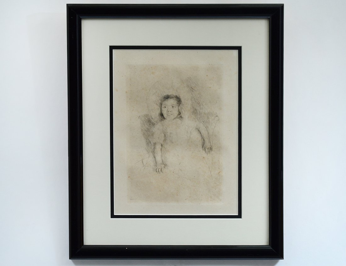 MARY CASSATT (American. 1844-1926) (1 of 2)