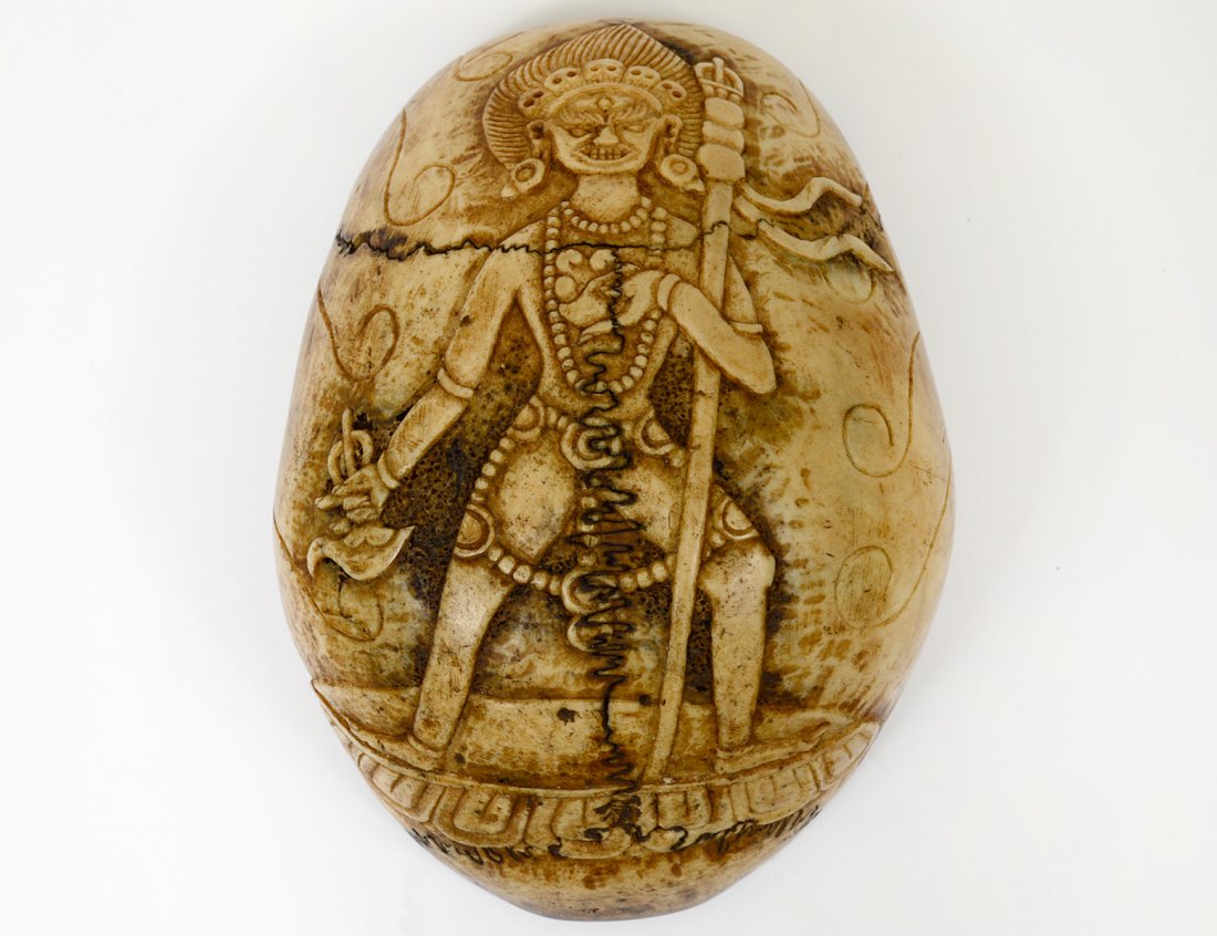 TIBETAN RITUAL KAPALA SKULL (1 of 6)