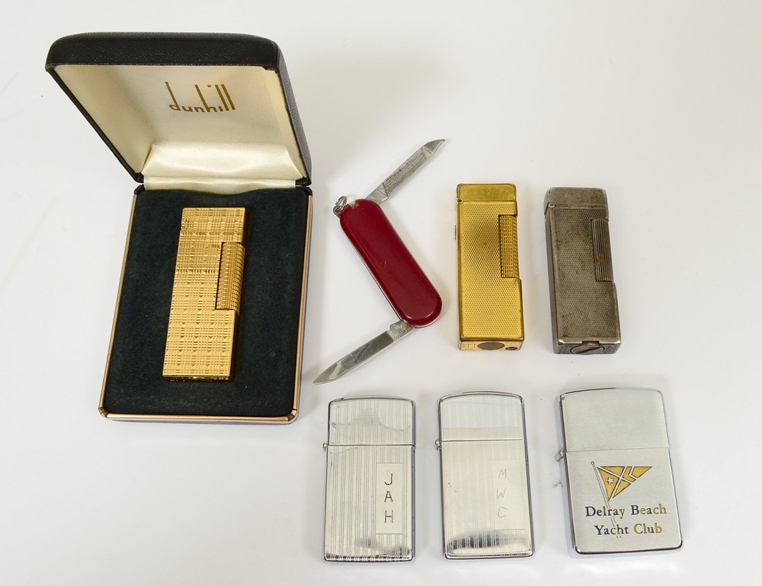 GOLD PLATED DUNHILL LIGHTER (1 of 2)