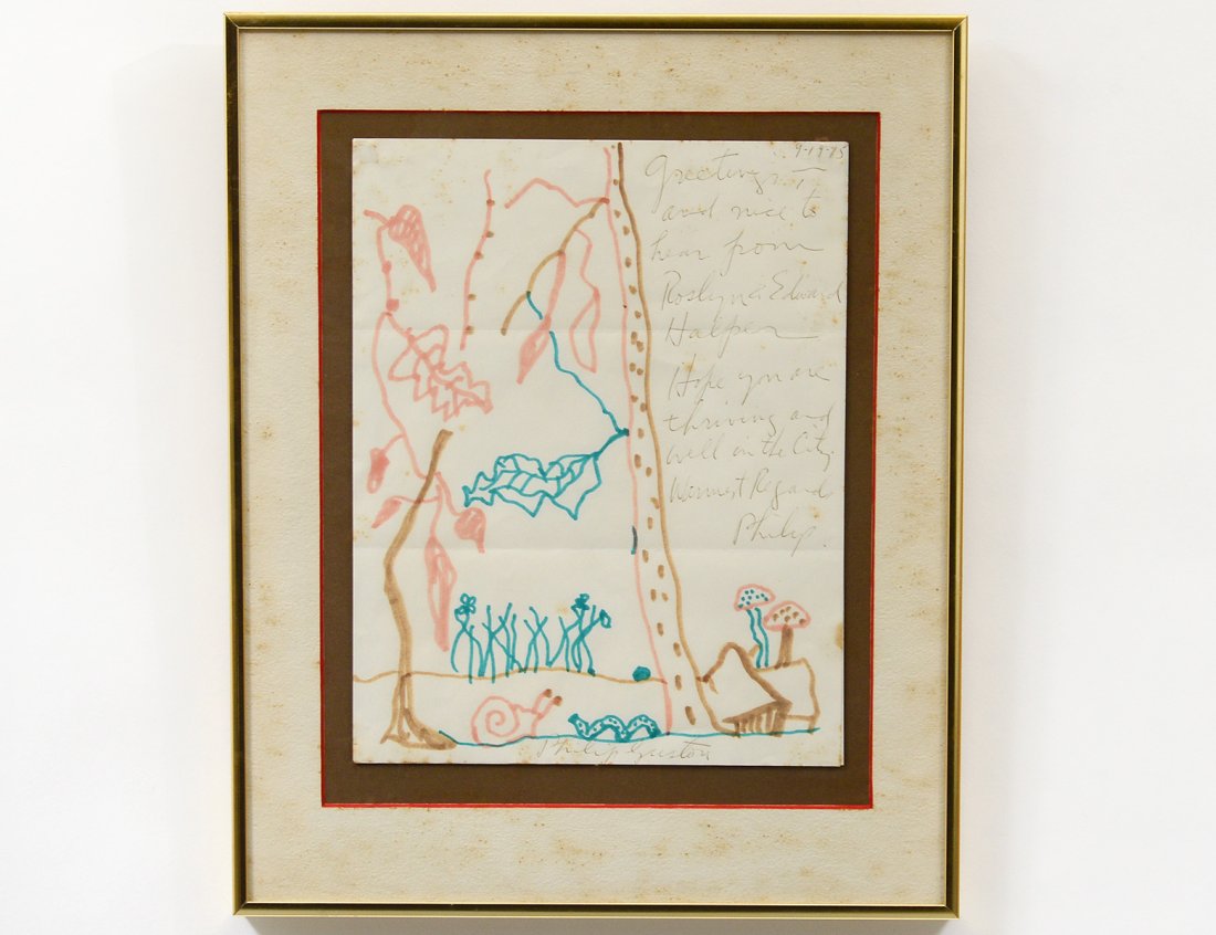 PHILIP GUSTON (American. 1913-1980) (1 of 3)