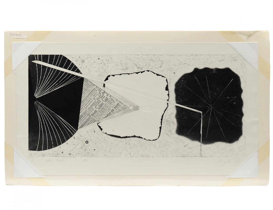 JAMES ROSENQUIST (American. Born 1933) (1 of 2)