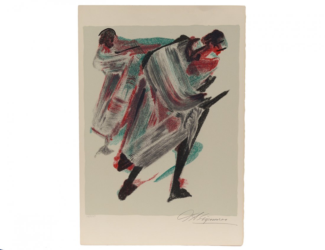 DAVID ALFARO SIQUEIROS (Mexican/American. 1896-1974) (1 of 3)