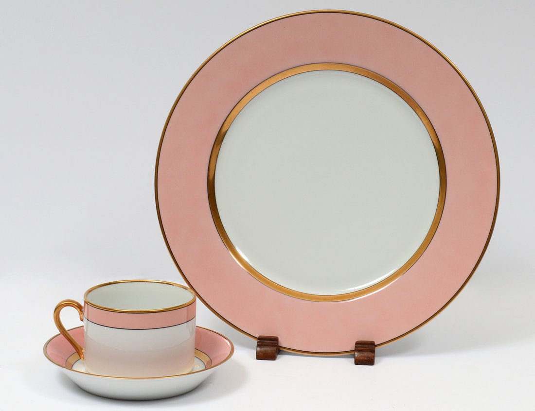 FIFTY-FIVE PIECE PORCELAIN PART DINNER SERVICE (1 of 3)