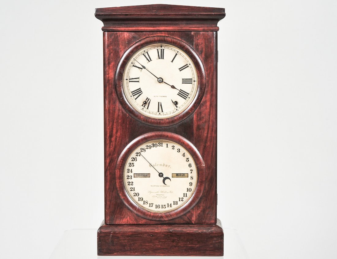 SETH THOMAS CALENDAR CLOCK (1 of 5)