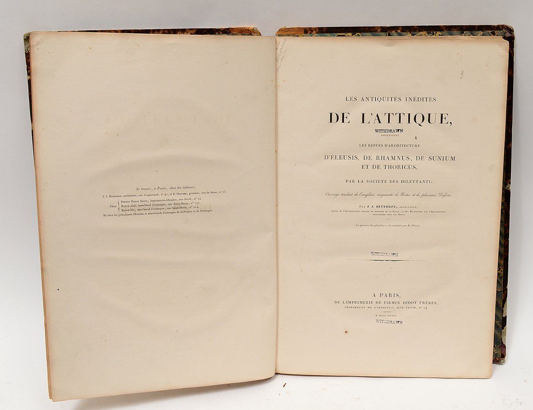 19TH CENTURY FRENCH ARCHITECTURAL BOOK (1 of 7)