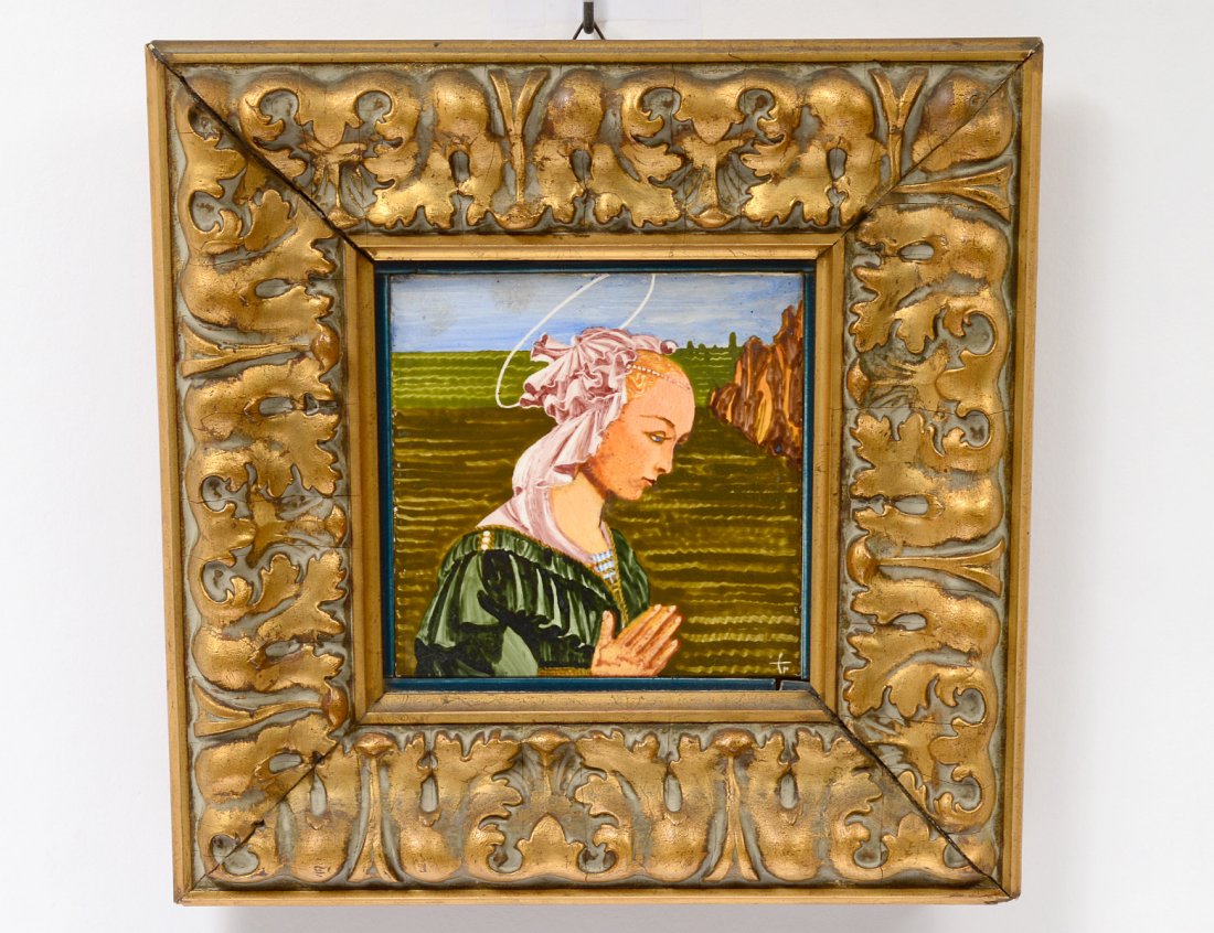 ITALIAN HAND-PAINTED TILE (1 of 2)