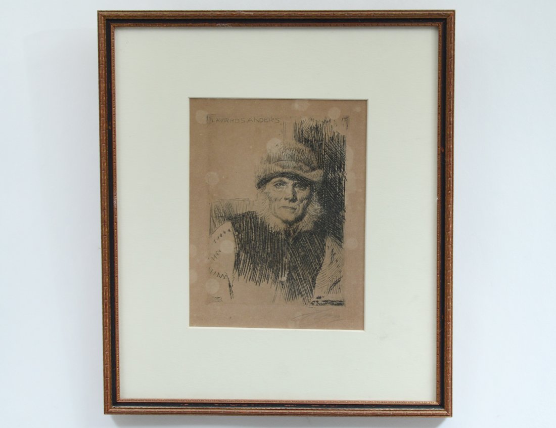 ANDERS LEONARD ZORN (American/Swedish. 1860-1920) (1 of 2)