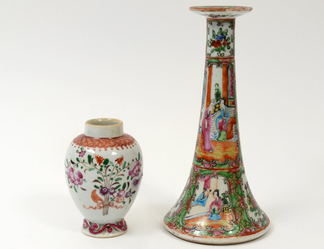 ROSE MEDALLION CANDLESTICK (1 of 7)