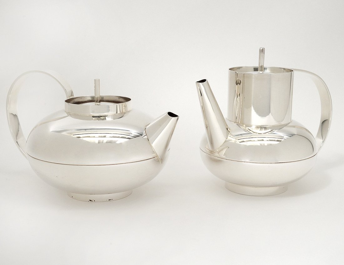 CHRISTOFLE SILVER PLATED TEA POT AND COFFEE POT (1 of 2)