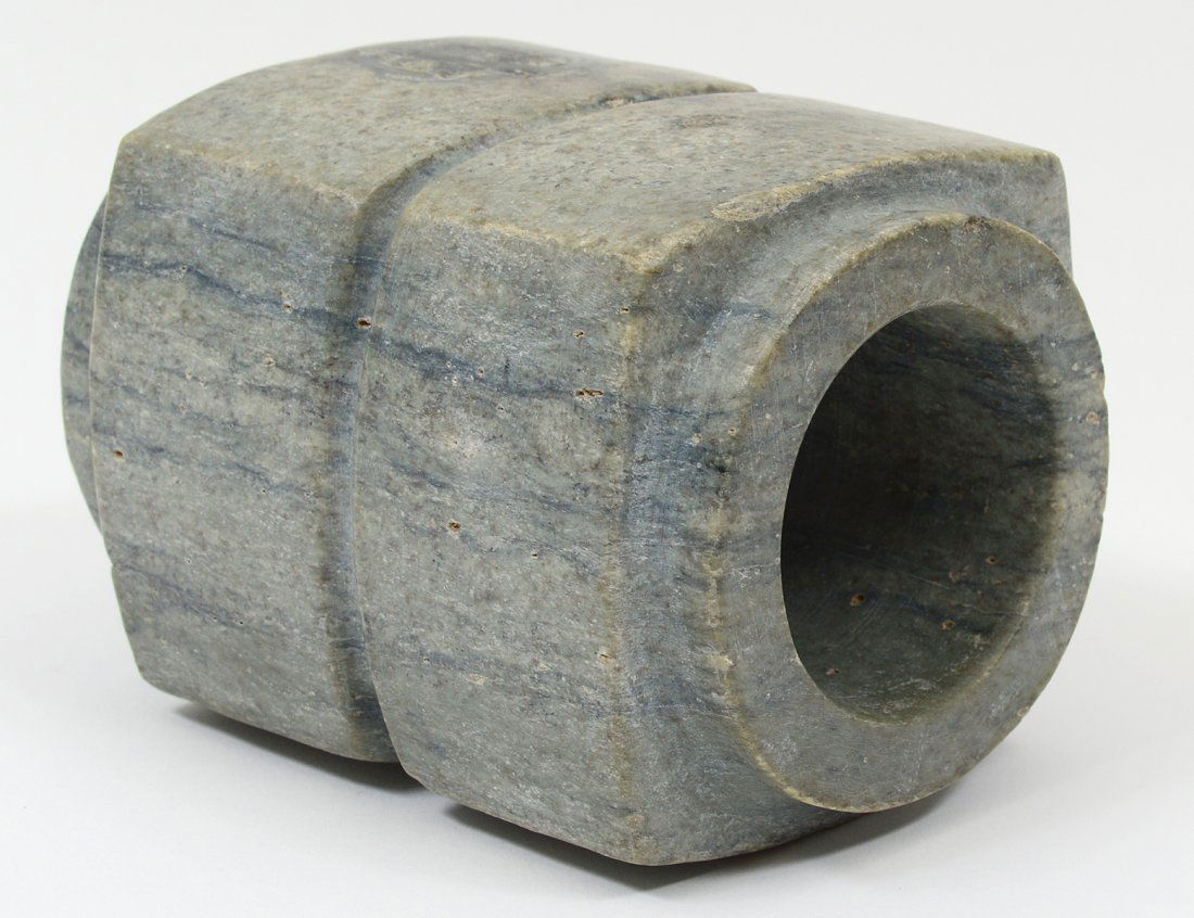 ARCHAISTIC STYLE STONE CONG (1 of 4)