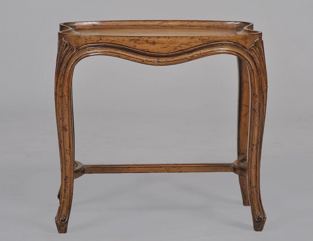 ART NOUVEAU STYLE WOOD SIDE TABLE (1 of 3)