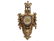 LOUIS XVI STYLE GILT BRONZE CARTEL CLOCK