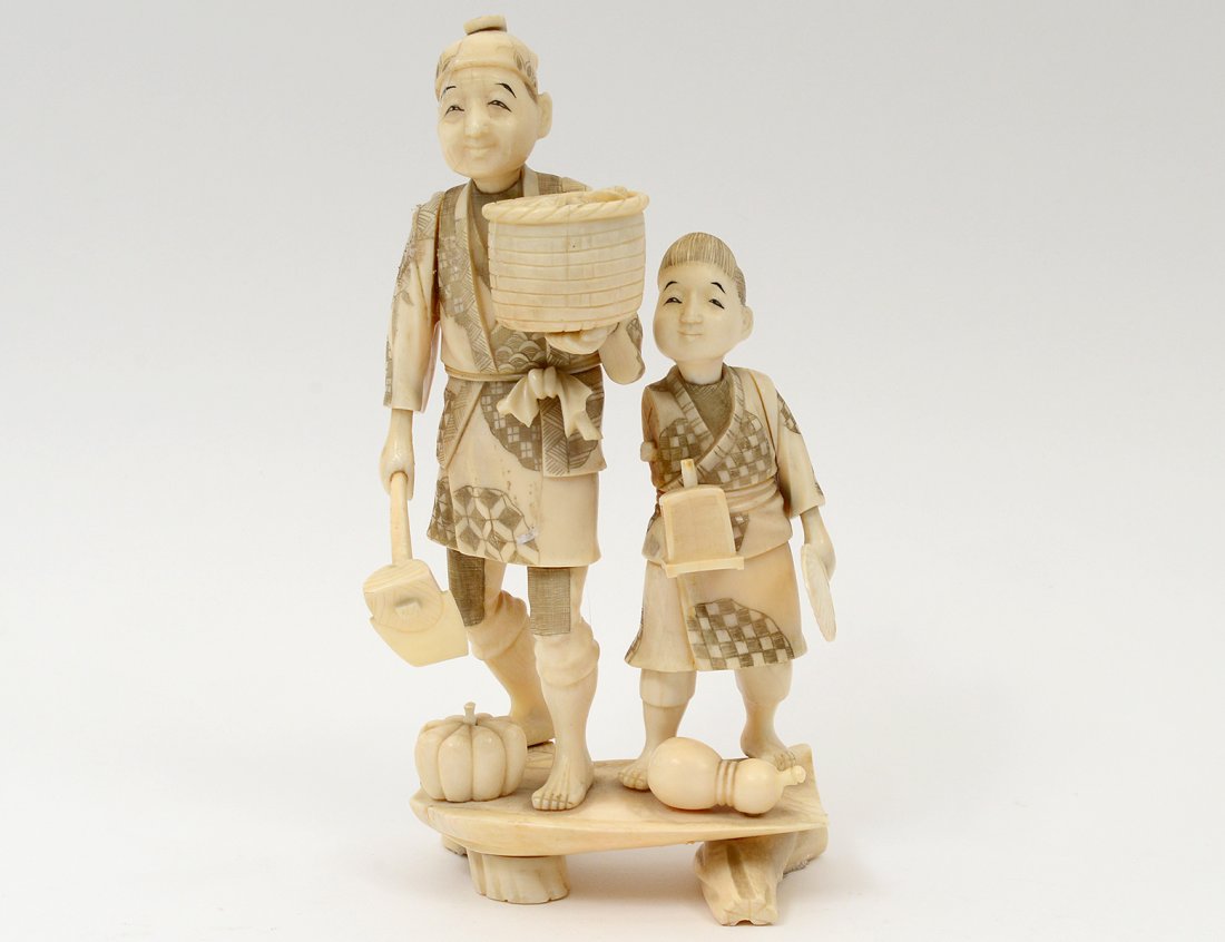 CARVED IVORY GROUP (1 of 6)