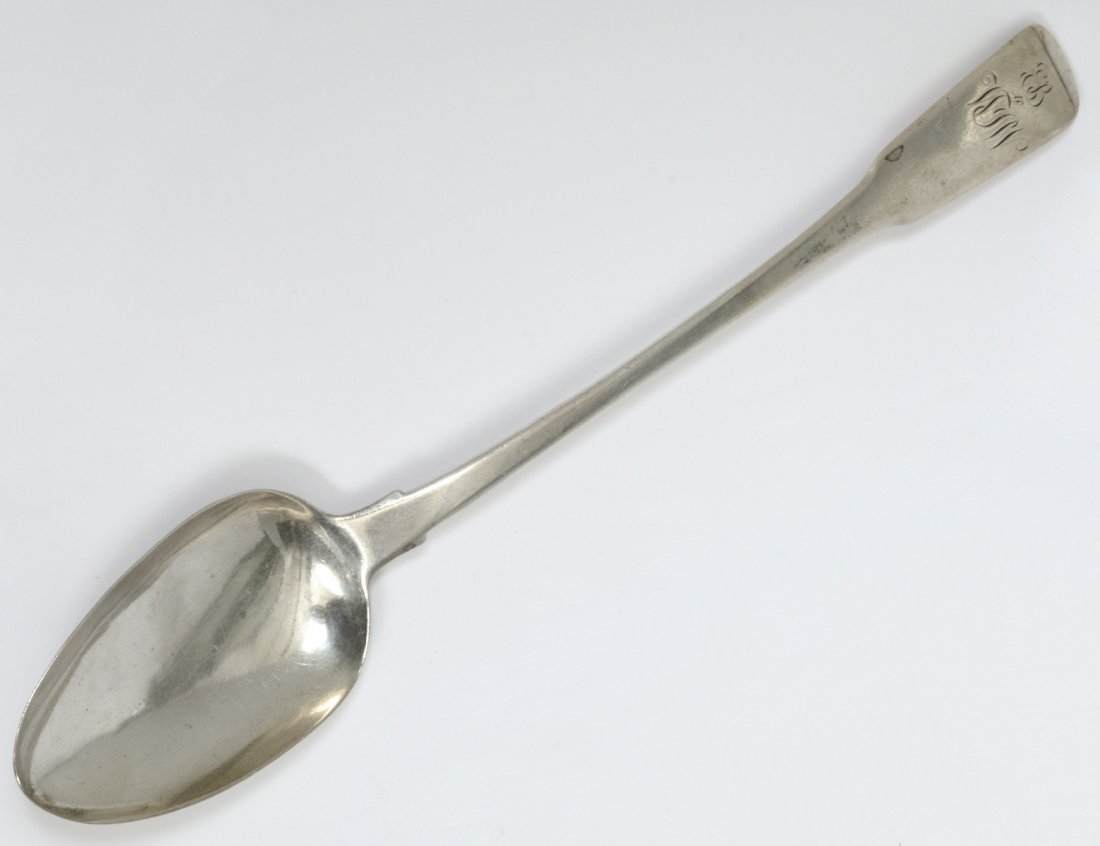 GEORGE III STERLING SILVER STUFFING SPOON (1 of 3)
