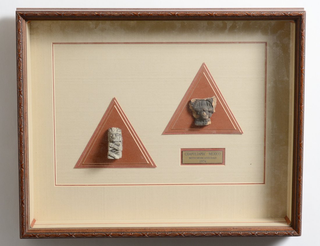 TWO PRE-COLUMBIAN POTTERY ARTIFACTS (1 of 2)