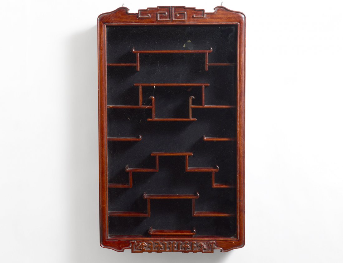 ORIENTAL CARVED SNUFF CABINET (1 of 1)