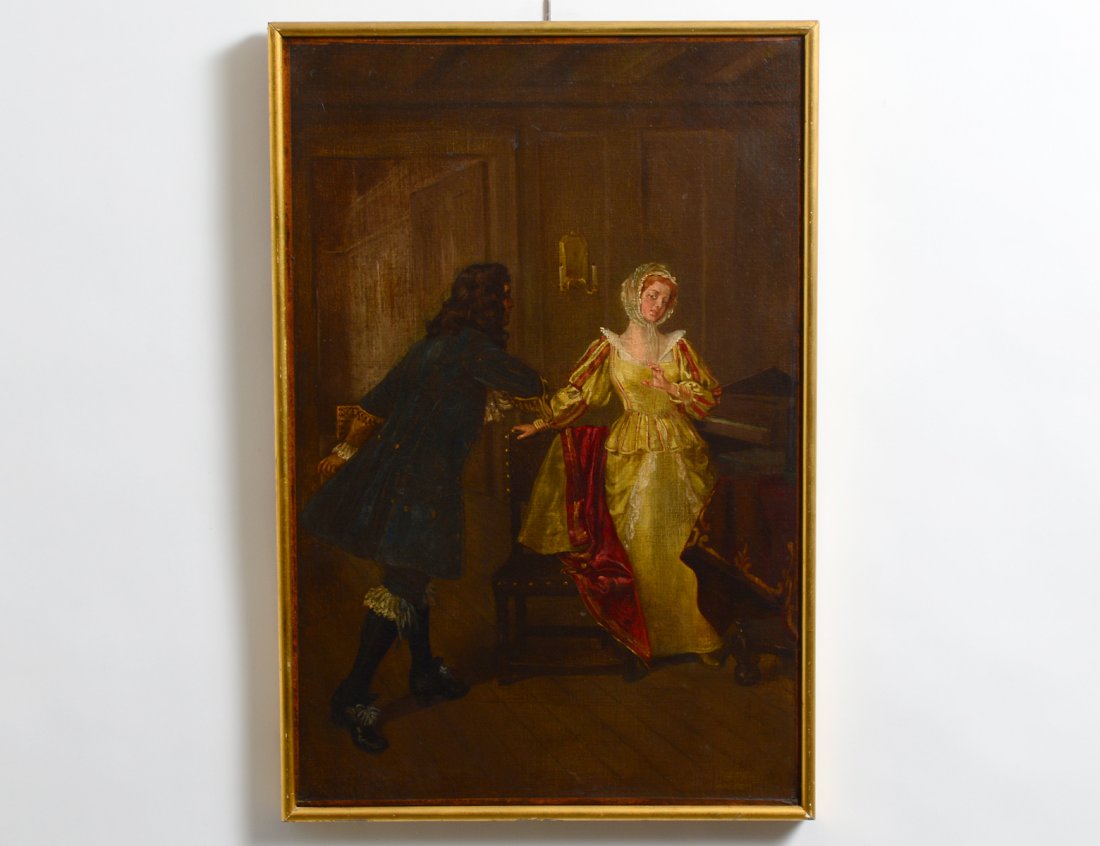 LATE 19TH/EARLY 20TH CENTURY OIL ON CANVAS (1 of 3)