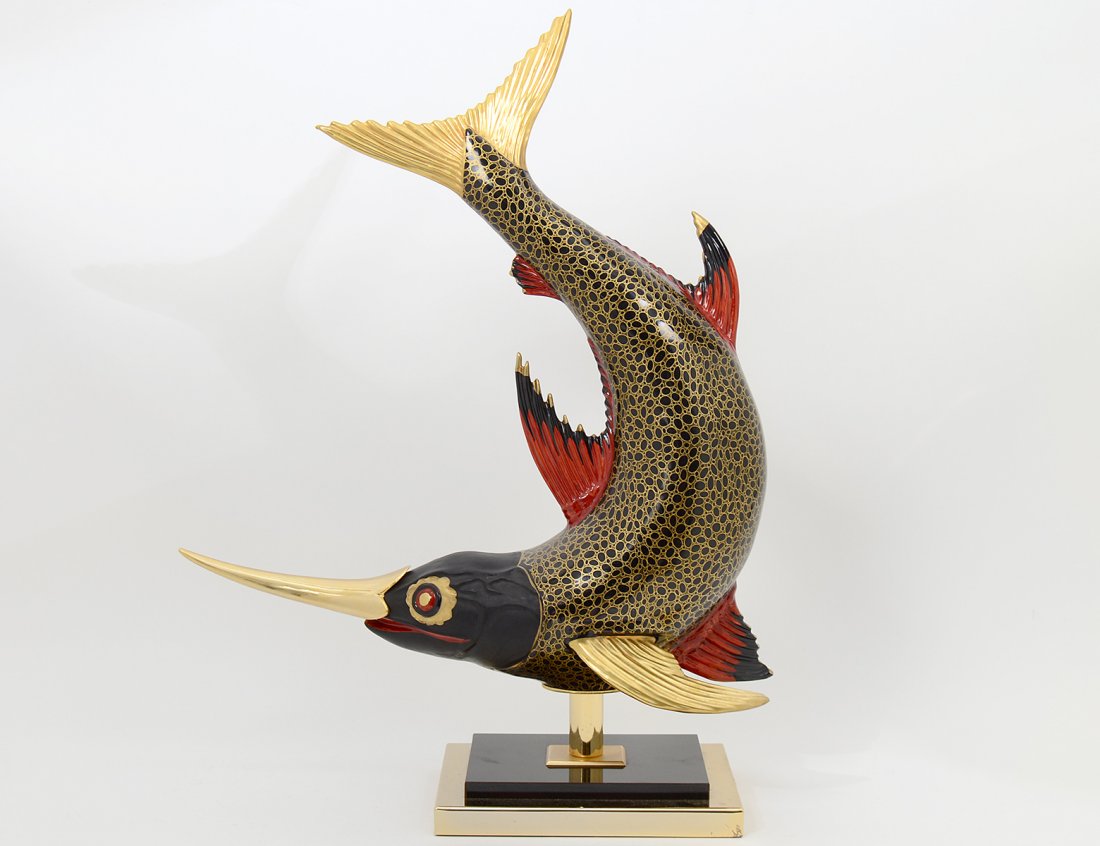 PAINTED PORCELAIN FISH (1 of 7)