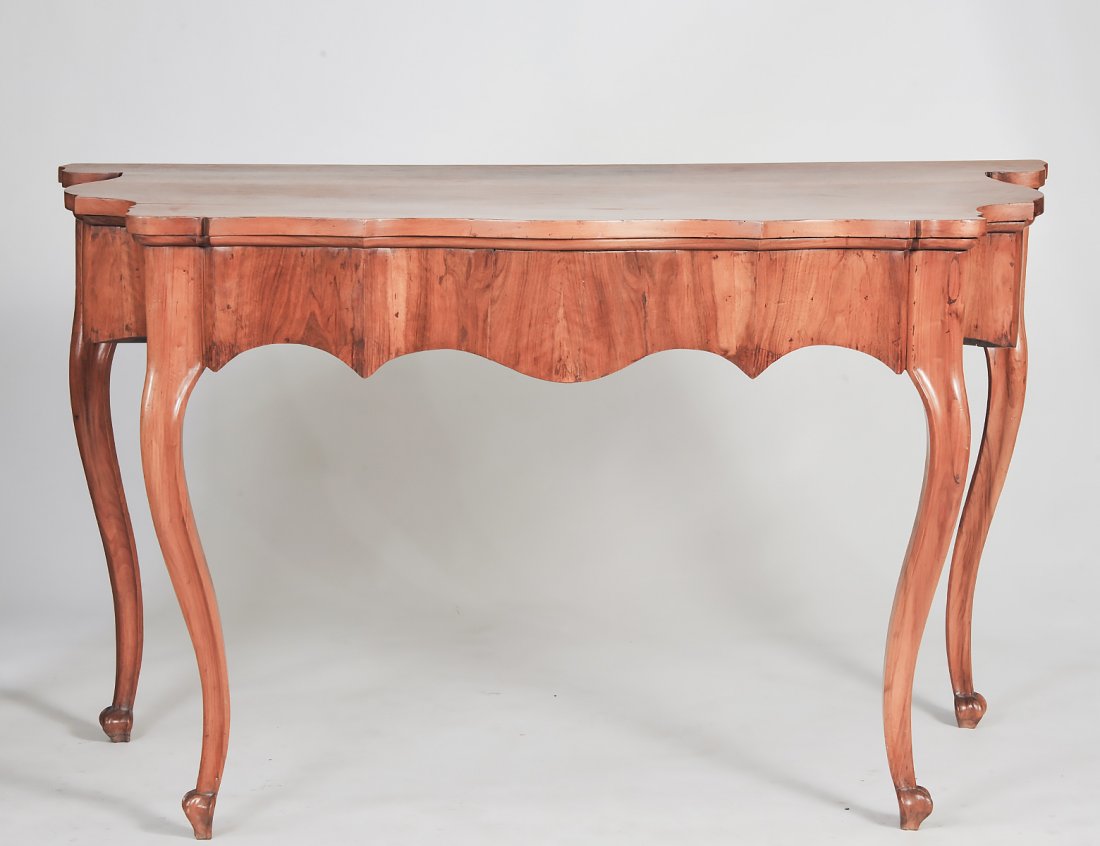 NEO-CLASSICAL STYLE FRUITWOOD CONSOLE TABLE (1 of 3)