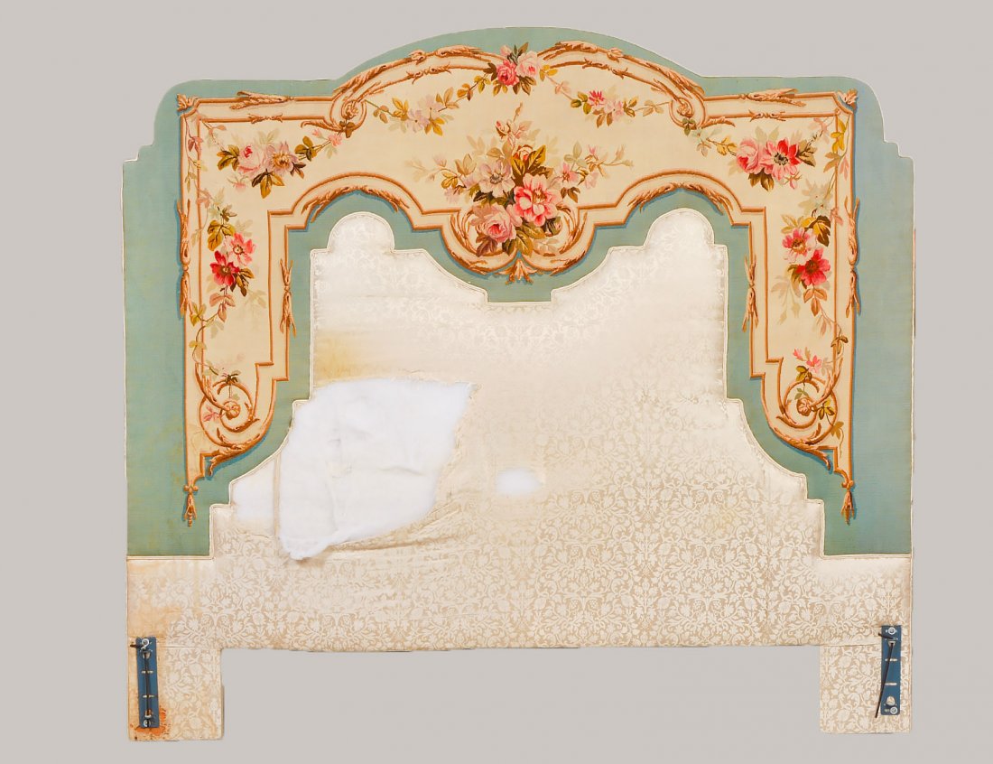AUBUSSON TAPESTRY COVERED HEADBOARD (1 of 3)
