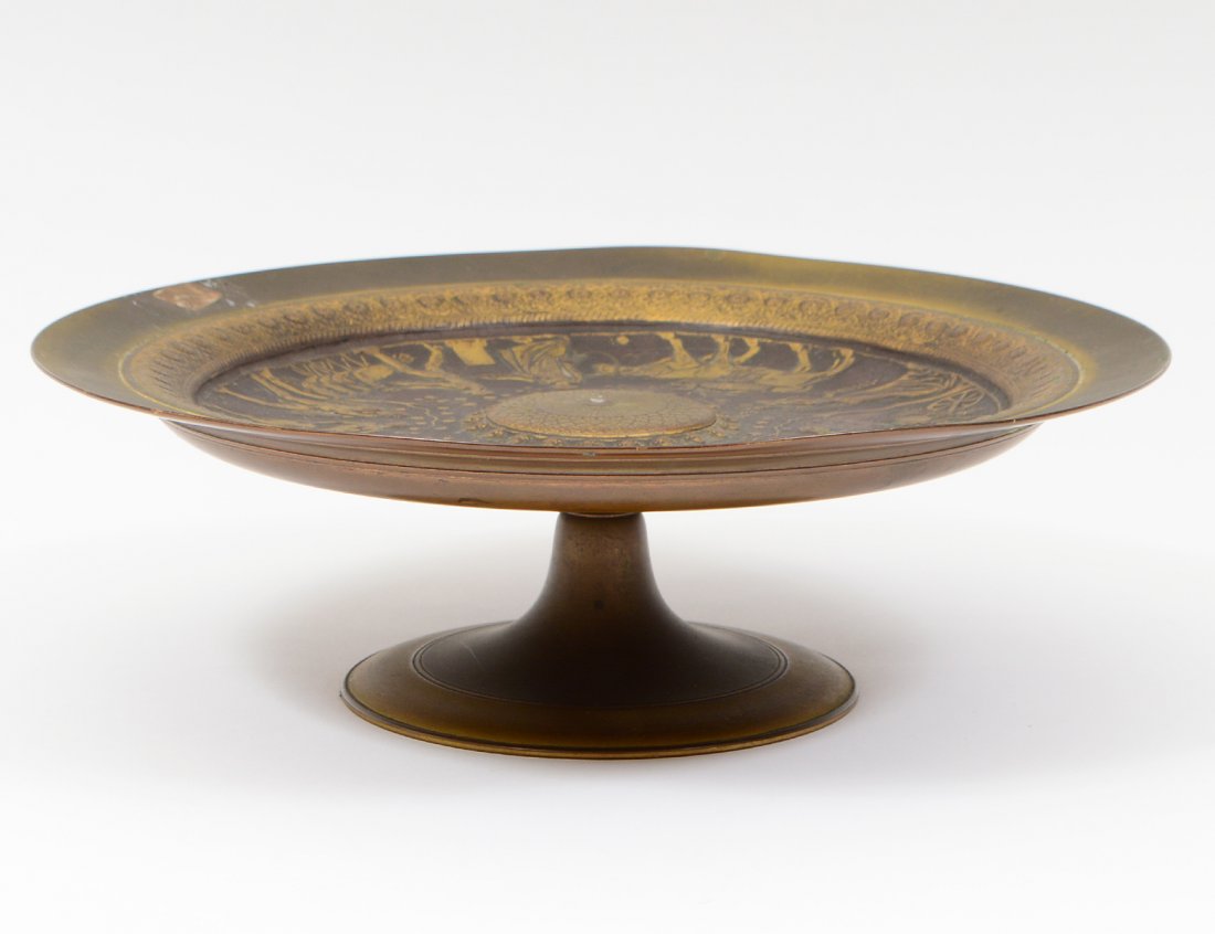 PATINATED AND GILT BRONZE TAZZA (1 of 7)