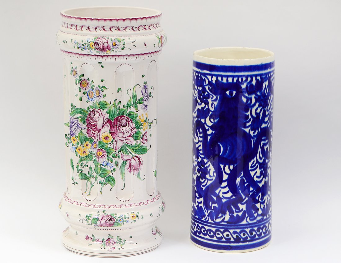 FAIENCE UMBRELLA STAND (1 of 5)