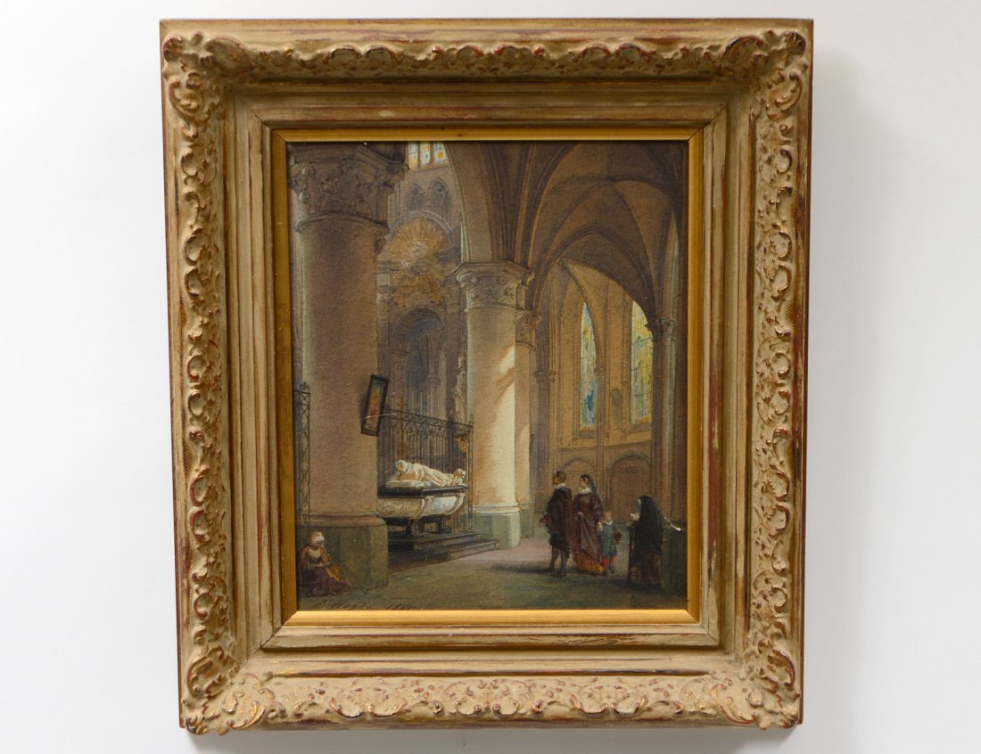 LOUIS HAGHE (Belgian. 1806-1885) (1 of 4)