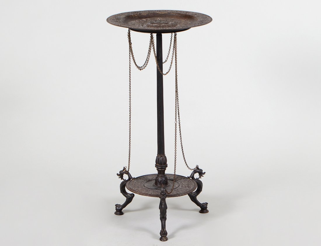 NEO-CLASSICAL CAST METAL GUERIDON (1 of 5)