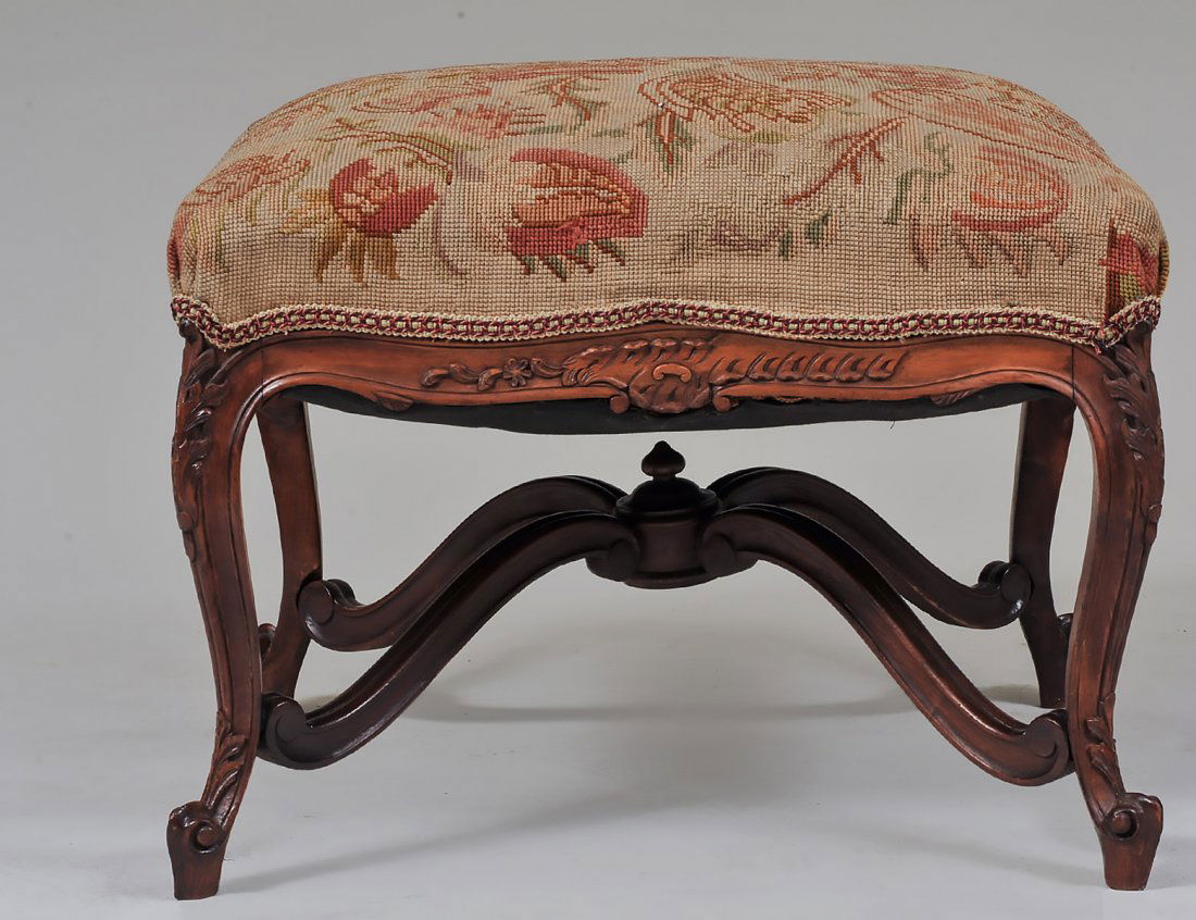LOUIS XVI STYLE OTTOMAN (1 of 4)