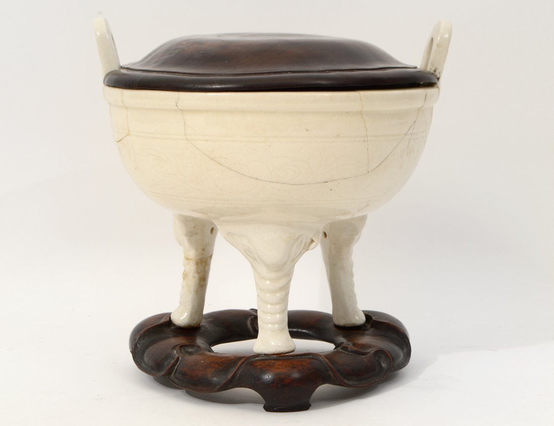 CHINESE DING WARE OPEN CENSER (1 of 8)