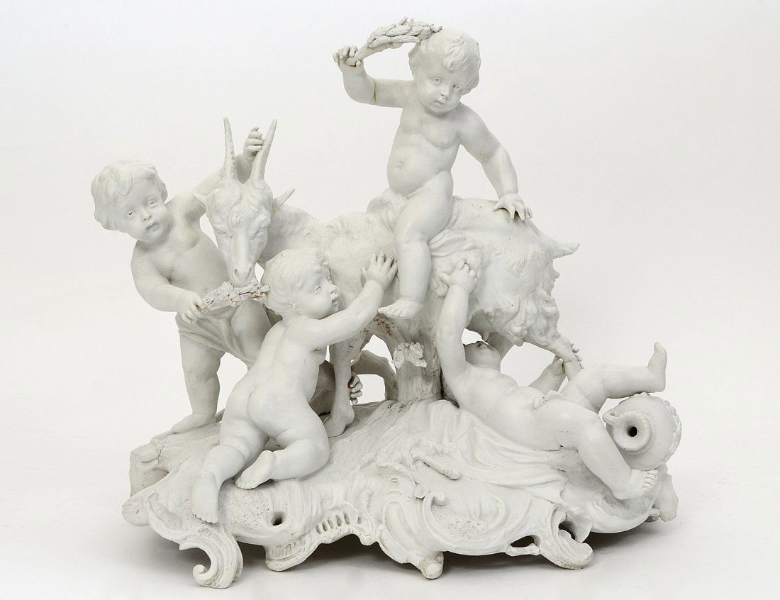 SEVRES BISQUE PORCELAIN GROUP (1 of 8)