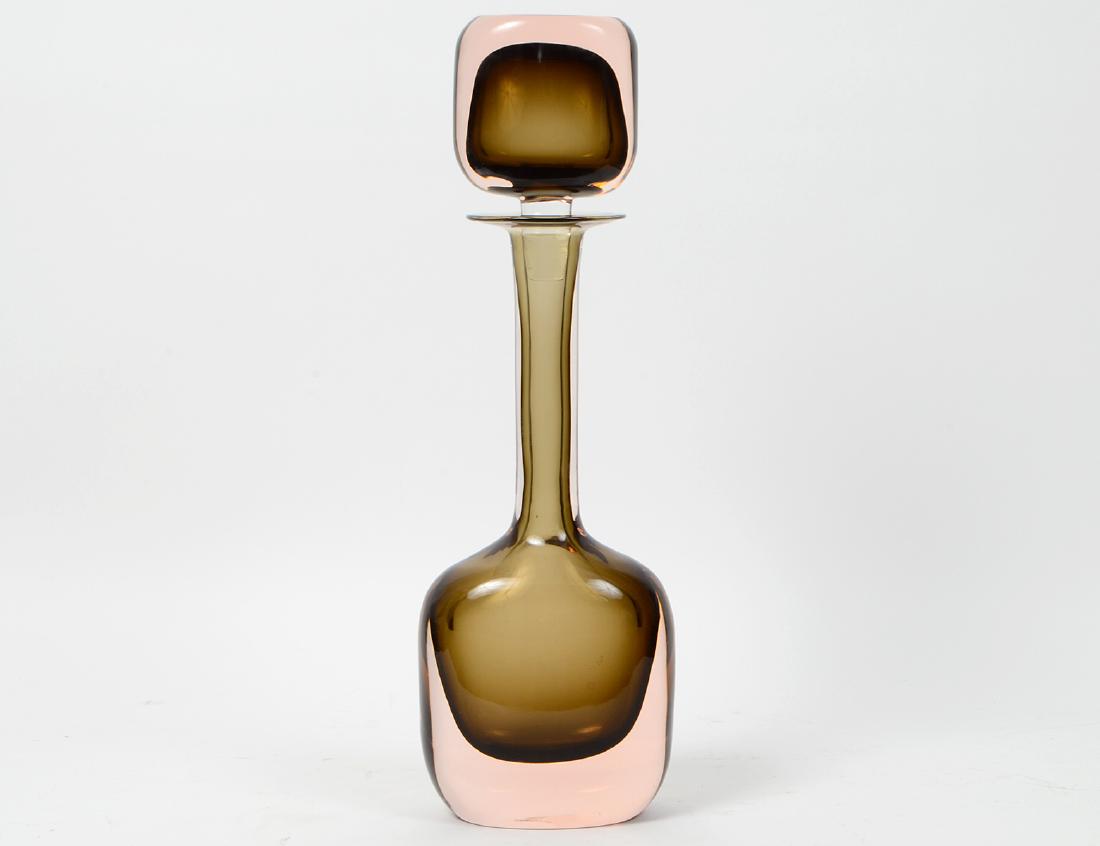 MAURIZIO ALBARELLI FOR SEGUSO ART GLASS BOTTLE (1 of 5)