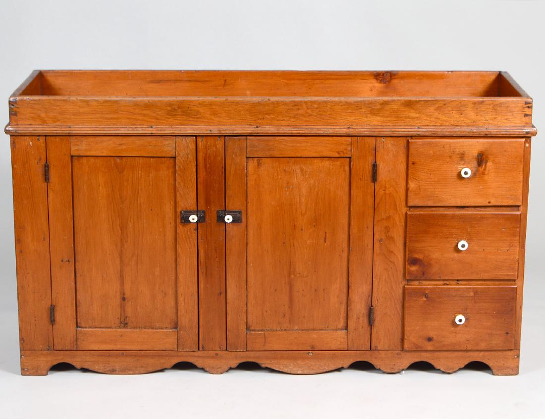 AMERICAN COUNTRY STAINED PINE DRY SINK (1 of 4)