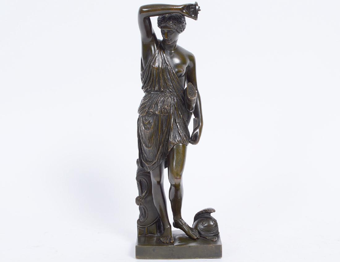 BRONZE OF A FEMALE WARRIOR OR GODDESS (1 of 5)
