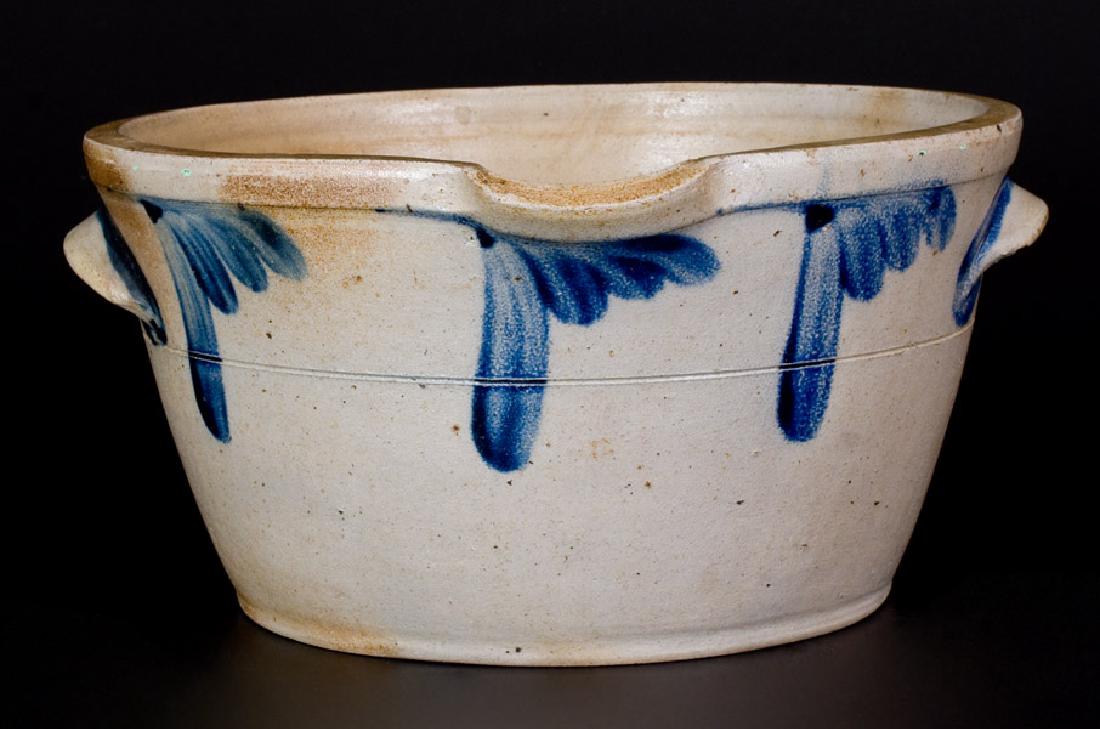 1 1/2 Gal. Baltimore, MD Stoneware Milkpan (1 of 2)