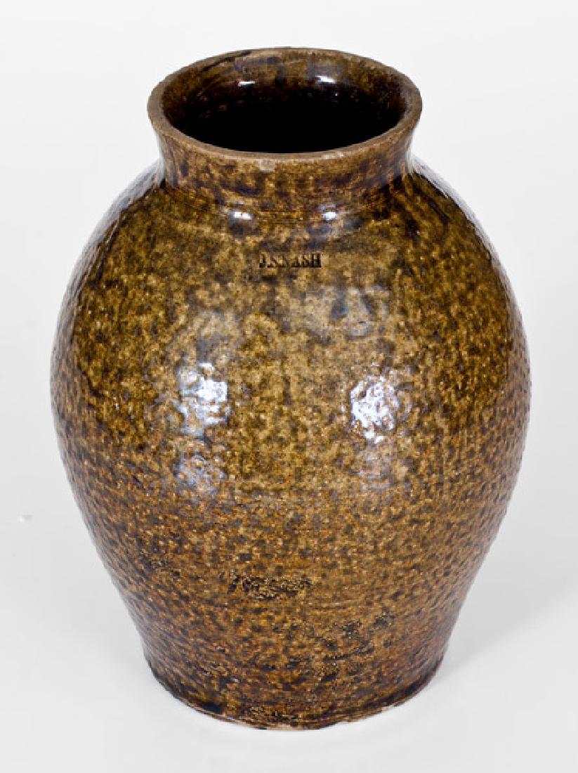 Rare J. S. NASH, Marion County, Texas Alkaline-Glazed (1 of 4)